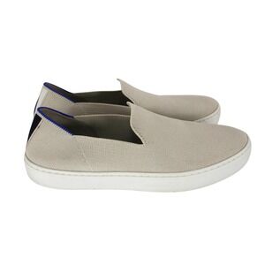 Rothy's Beige and Blue Women's Sneakers